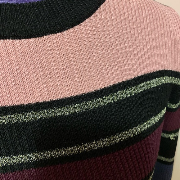 Planet Gold Long Sleeve Knit Dress - Above the Knee - Perfect - Picture 3 of 3